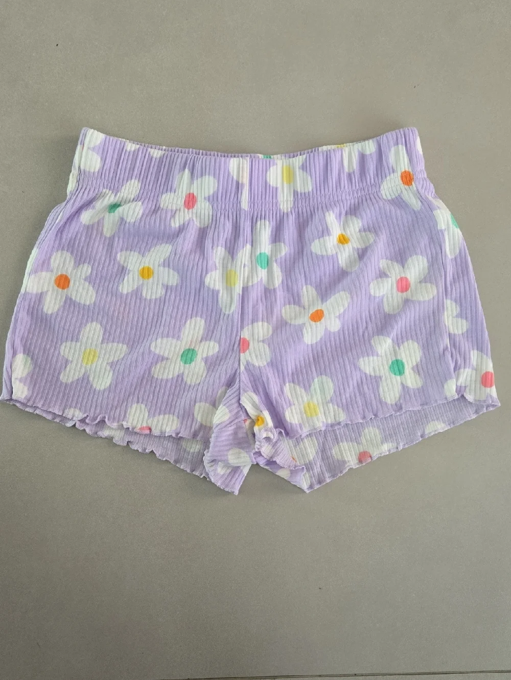 Old Navy Lavender Floral Lounge Shorts Size M (8Y)